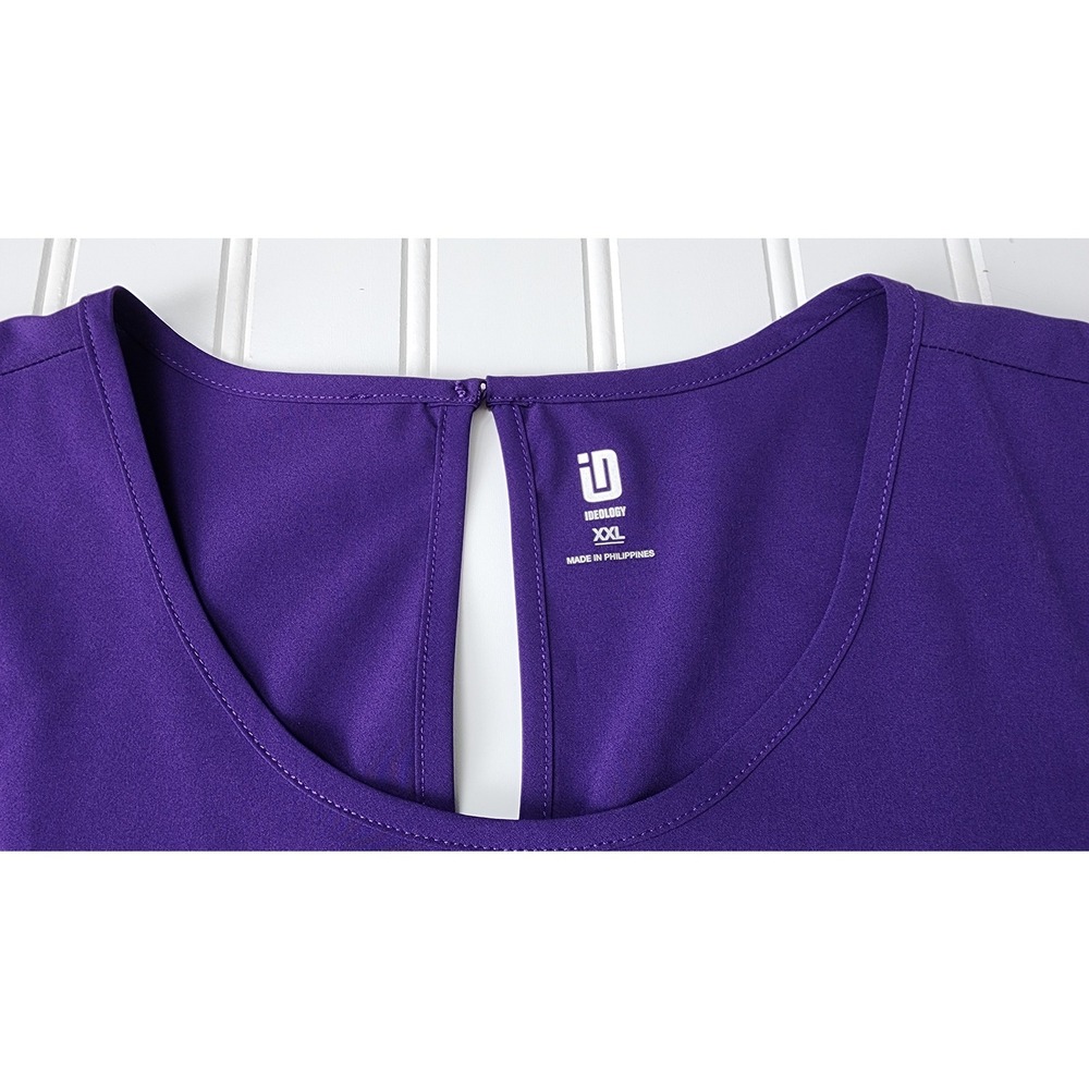 Ideology Sleeveless Midi Dress Women XXL Purple Casual - Picture 3 of 13